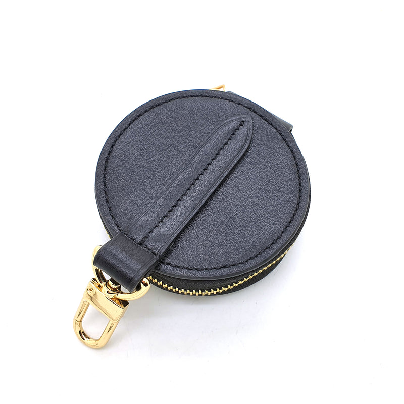 OUTLET Leather Round Coin Purse - 4 colors