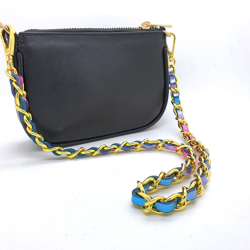 OUTLET - Dream Collection - Leather and Metal Clip Chain  60 / 120cm