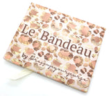 OUTLET Le Bandeau - Bag Scarf - 100% Silk - Gold Busk