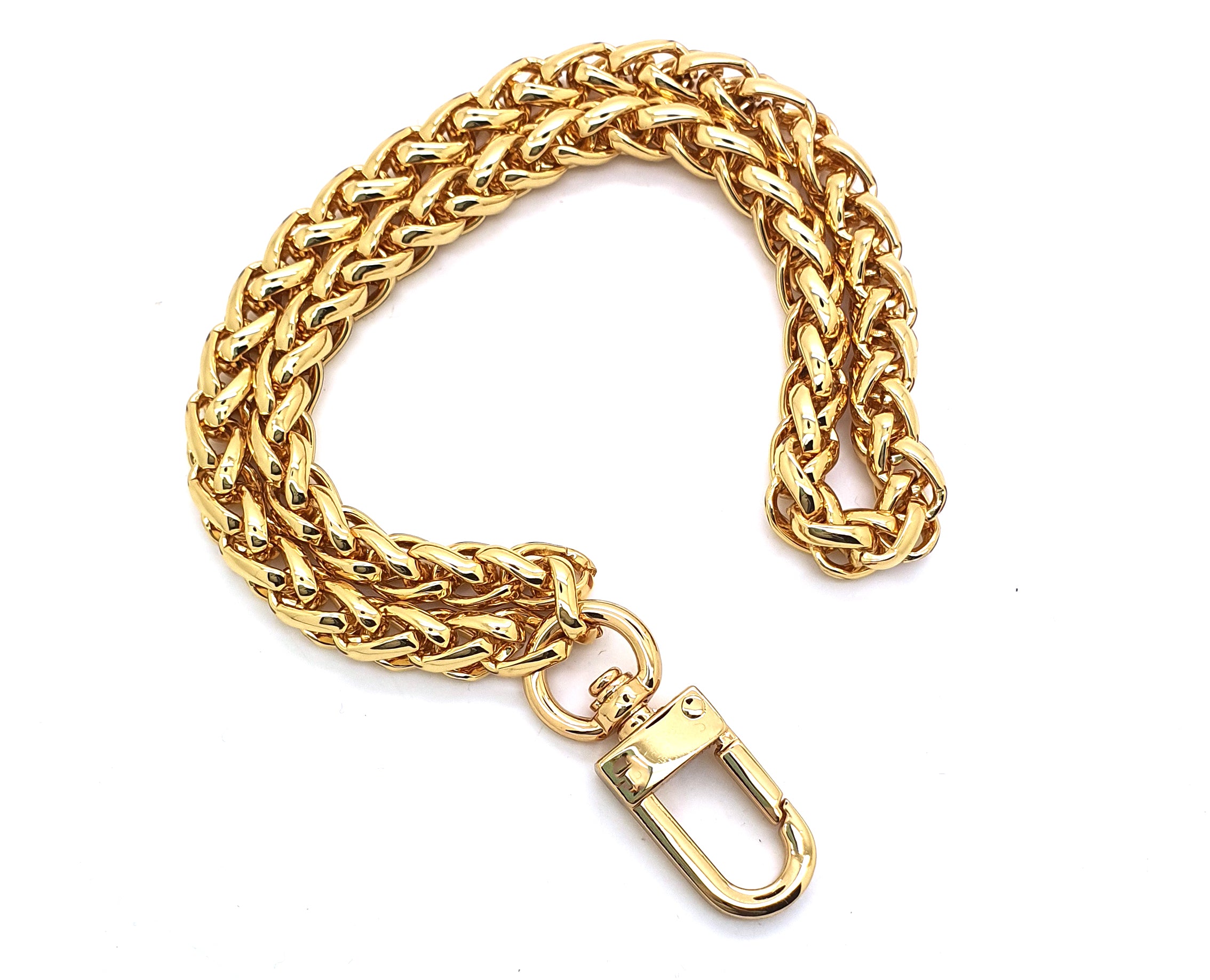 Braided Metal Wristlet Chain