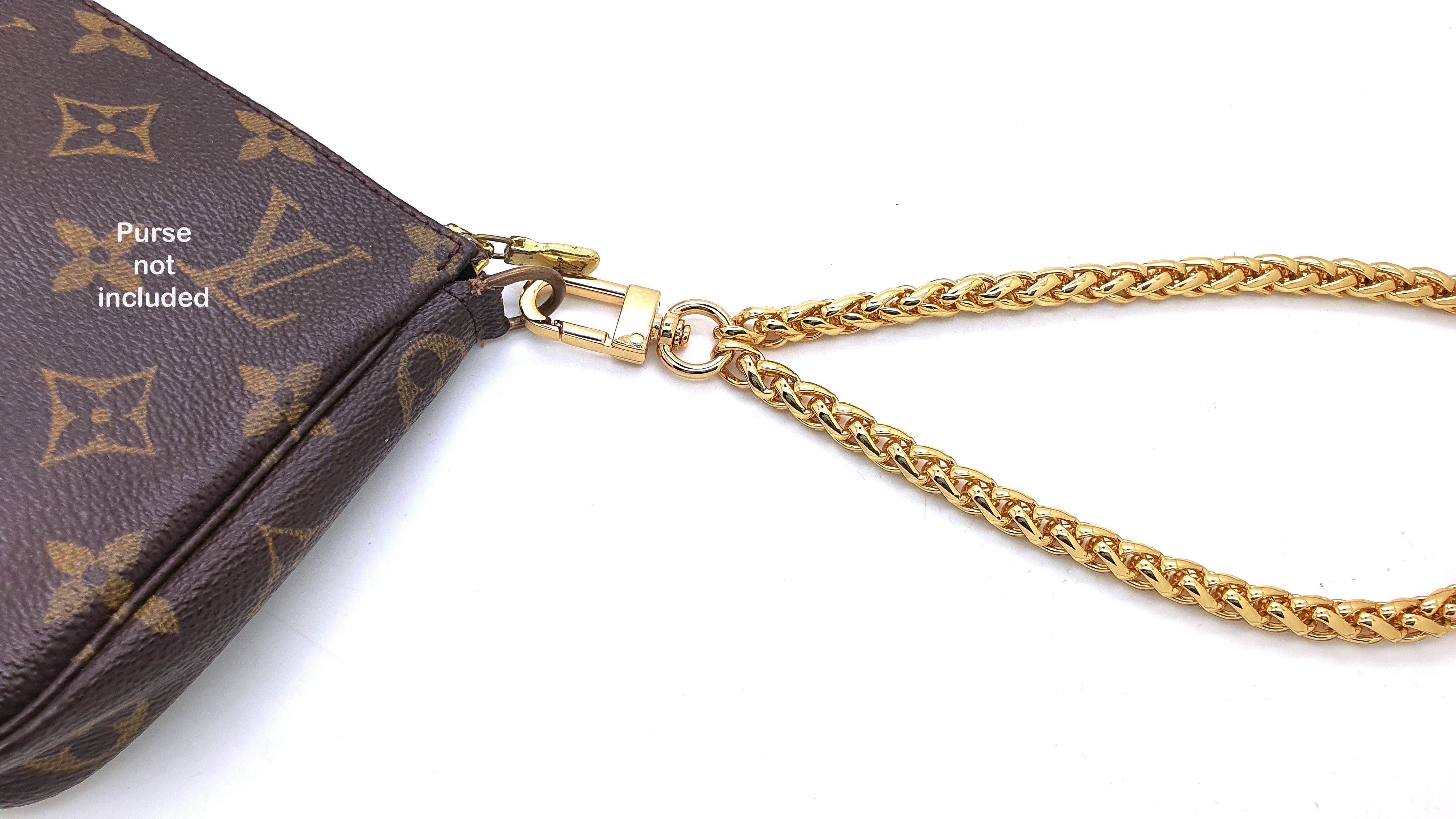 Braided Metal Wristlet Chain