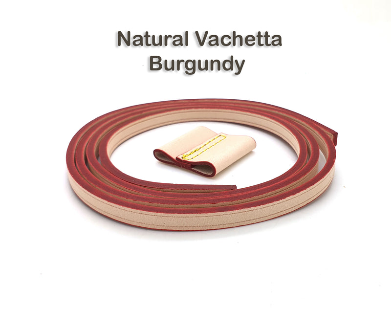 <transcy>Honey Vachetta皮革抽绳绳6毫米，带滑轨（透明玻璃）</transcy>