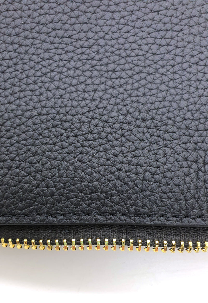 HCC X DUYP - Medium pochette - Black Grained Leather