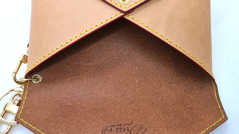 Honey Vachetta Leather - Encasement for Toiletry 26 – dressupyourpurse