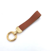 Leather KeyFob Keyring Handle