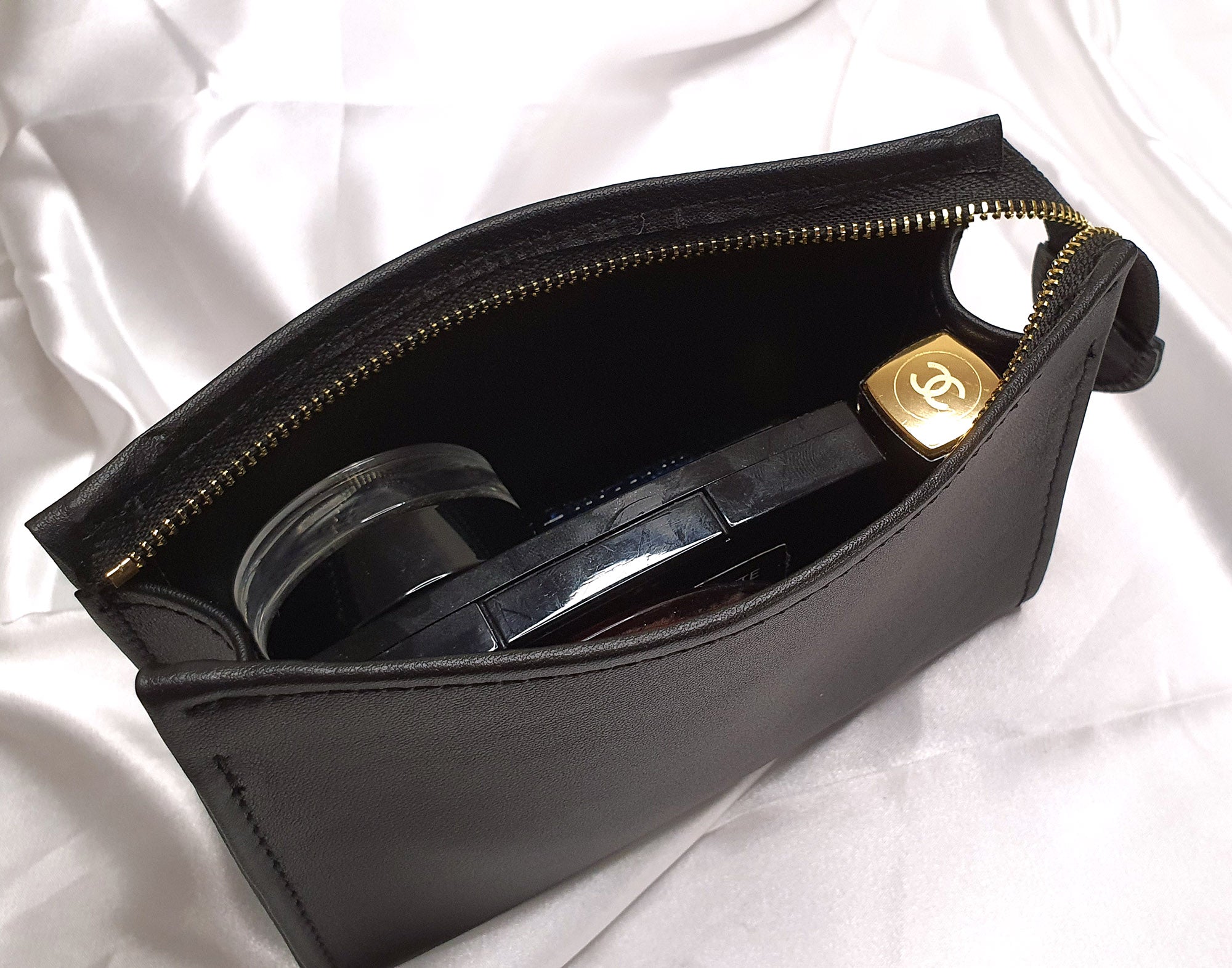 Trousse de Toilette en Cuir 15 - Noir