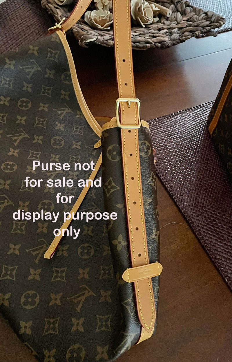 Glamorstar Gold Woven Leather Crossbody Replacement Straps
