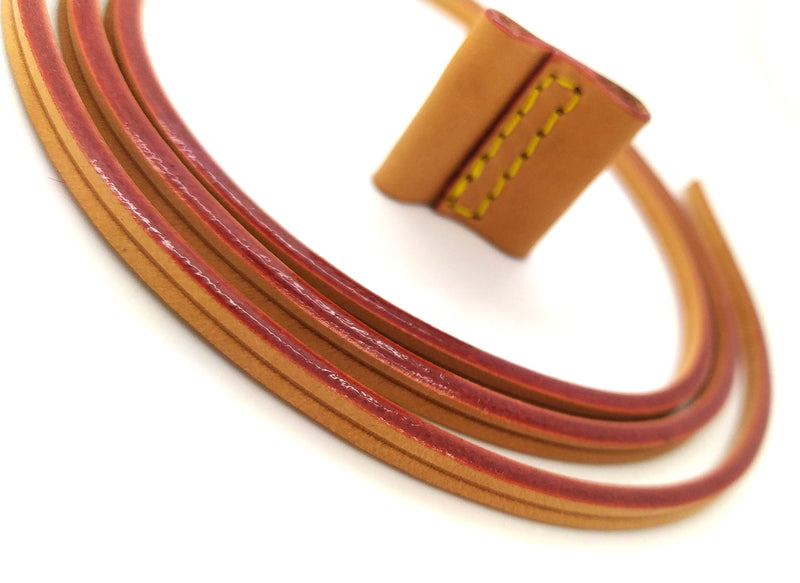 Tanned Cowskin Leather Drawstring Cord 6mm (for Noé, Montsouris