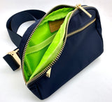 "On the Move" bag - Premium Nylon Fanny Pack - Navy