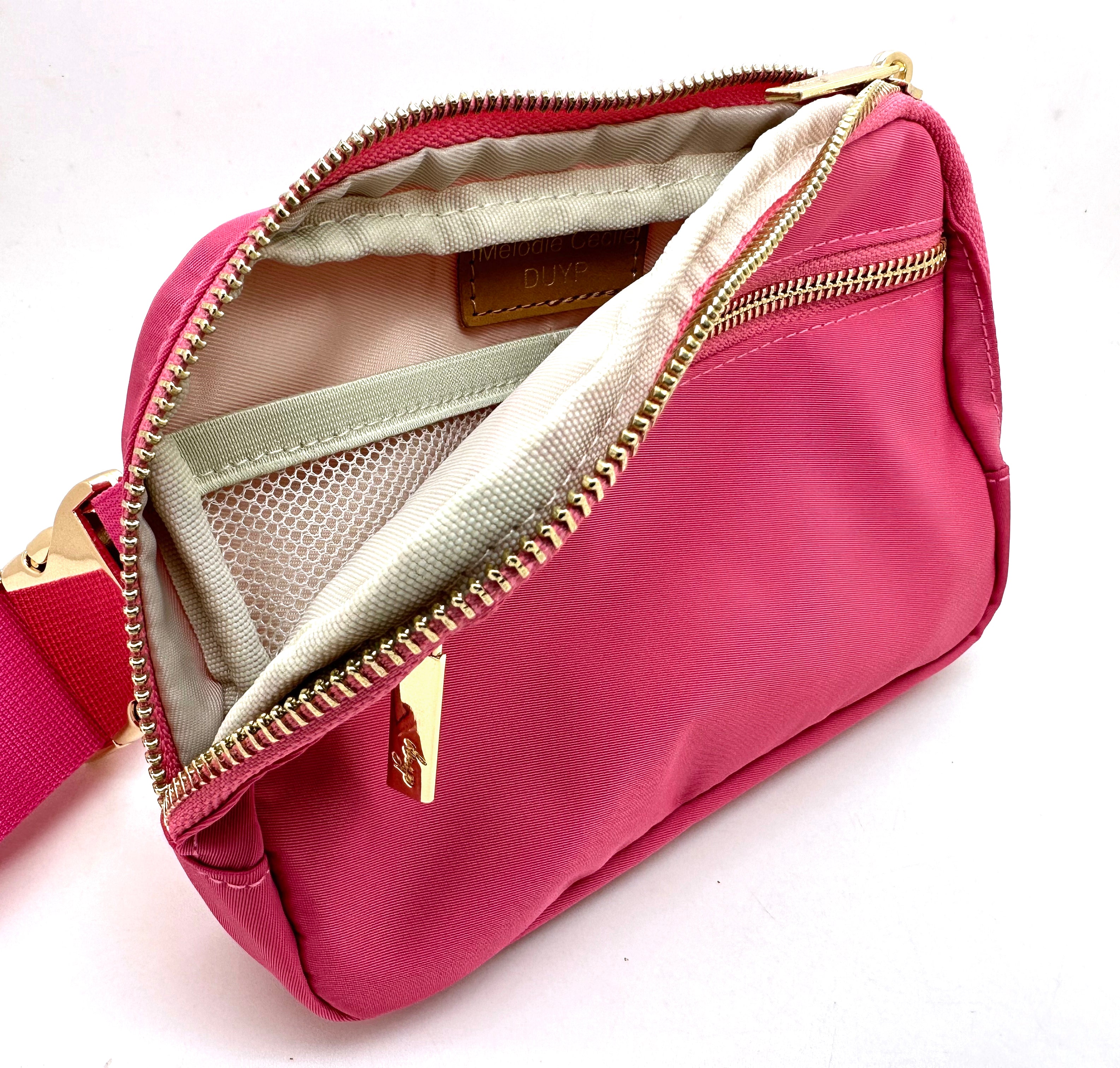 Sac "On the Move" - ​​Sac banane en nylon premium - ROSE