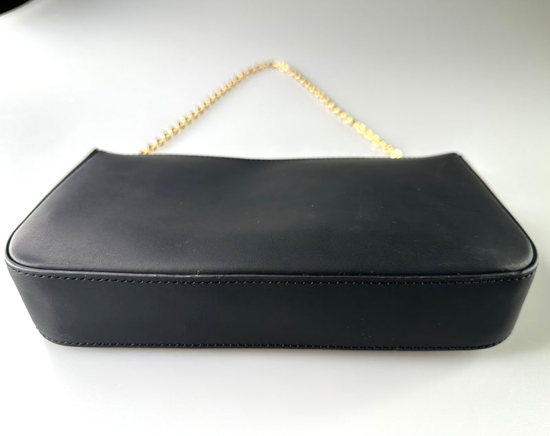 La pochette Black Vachetta leather Medium Pouch – dressupyourpurse
