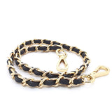 Leather and Metal Clip Chain 60-120cm