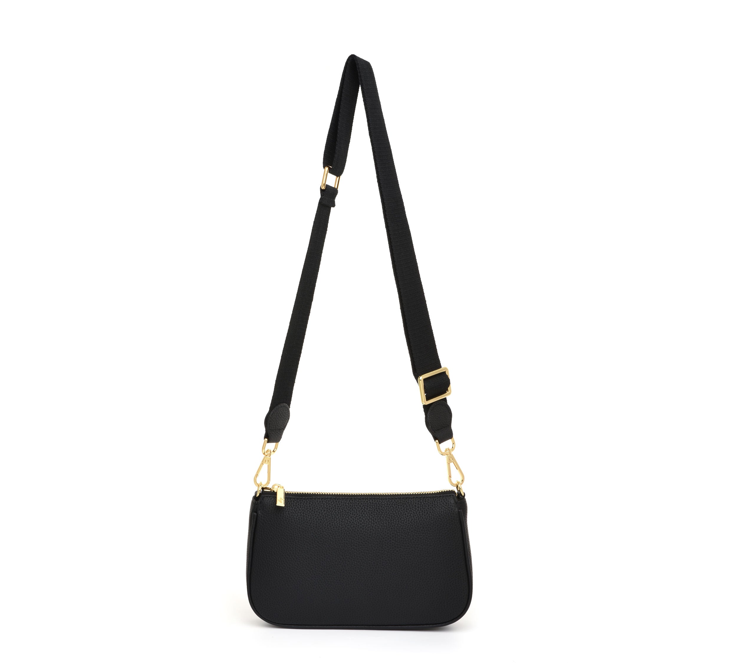 HCC X DUYP - Medium pochette - Black Grained Leather