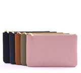 The "M" Case - Togo Leather Zipped Pouch