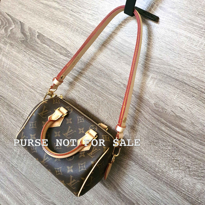 2-in-1 crossbody and shoulder leather button adjustable strap - 5 colors