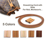  Handcrafted Vachetta Leather String Slide String Keeper for Noe  Bucket Bag, Noe NM, Noe BB (Apricot) : Arts, Crafts & Sewing