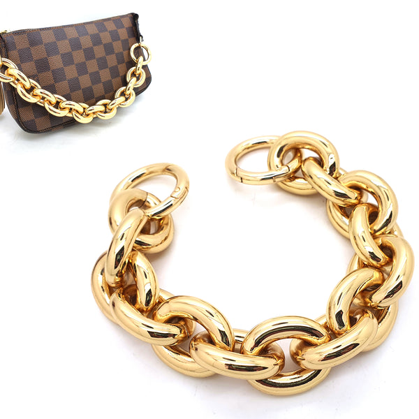 Bicolore Chunky Large Decorative Chain (2 Lengths) – dressupyourpurse