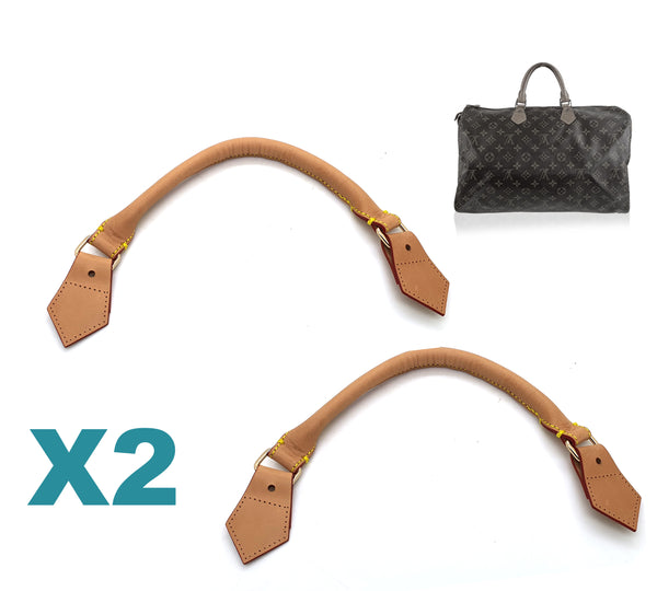 TINBERON Vachetta Leather Bag Strap Luxury Designer Handbag Handle Shoulder  Strap Women Bag Accessories DIY 1 Pair Handle Straps