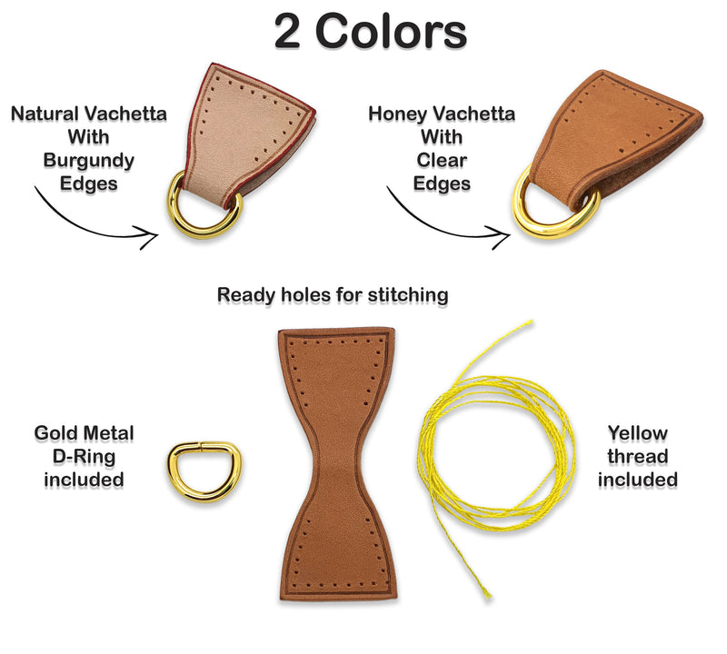 Dressupyourpurse Vachetta Leather Mini Tassel Bag Charm for Mini Speedy  Pochette