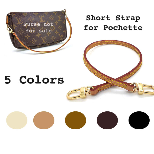Short Shoulder Strap Replacement For Pochette Accessoires - 5 colors
