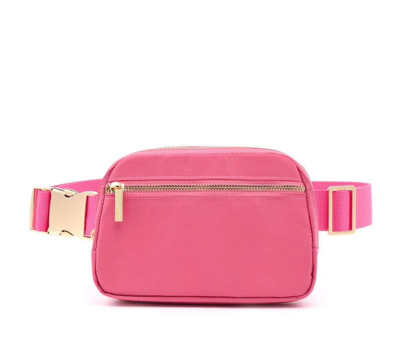 "On the Move" bag - Premium Nylon Fanny Pack - PINK
