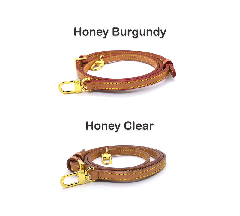 3/8" - 10mm Adjustable Leather Strap - 6 colors - 2 sizes