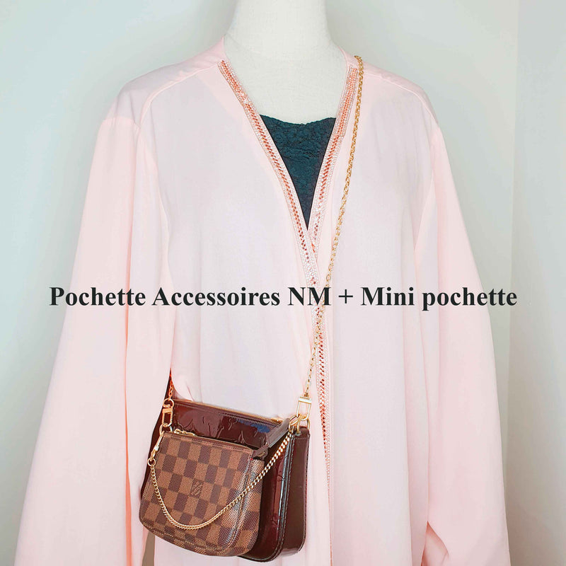 Multi Pochette Accessoires Conversion Kit + Optional Crossbody Chain for Pochette Accessoires NM / 47 / 120 cm / M