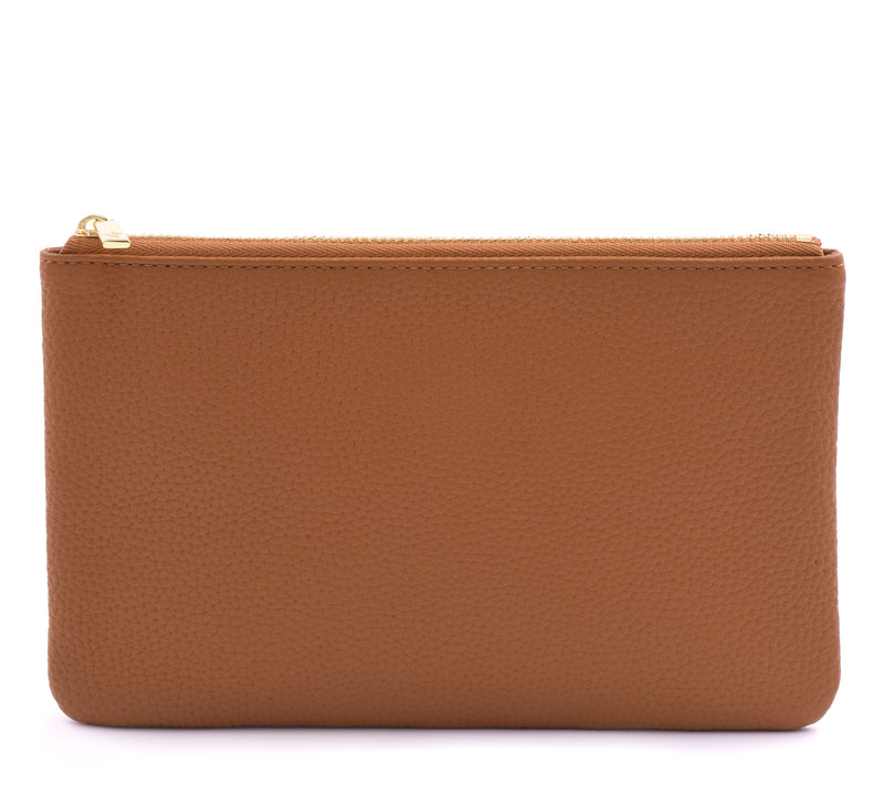 The "M" Case - Togo Leather Zipped Pouch